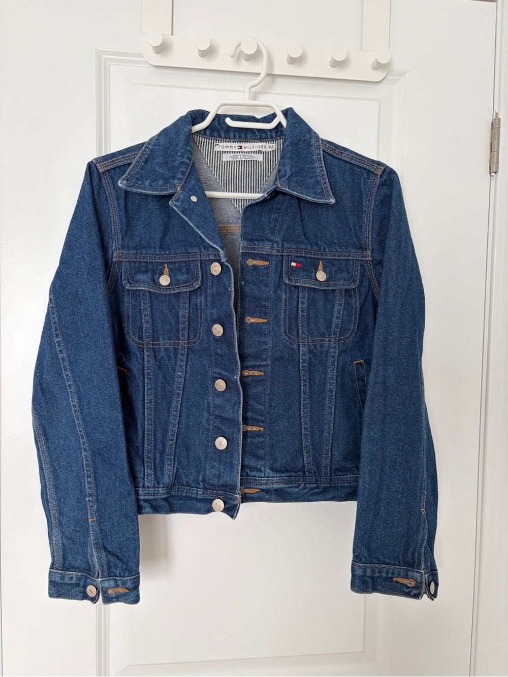 Tommy Hilfiger Vintage-Inspired Blue Denim Trucker Jacket